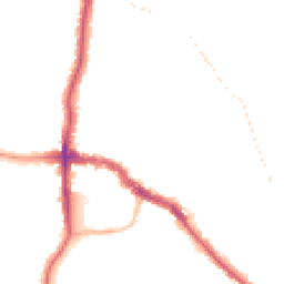 Night-time road noise heatmap for DA14 4AD