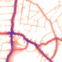 Daytime road noise heatmap for DA14 4AF