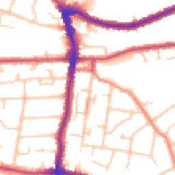 Daytime road noise heatmap for DA14 4AG