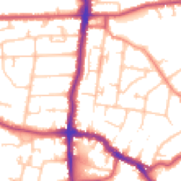 Daytime road noise heatmap for DA14 4AL