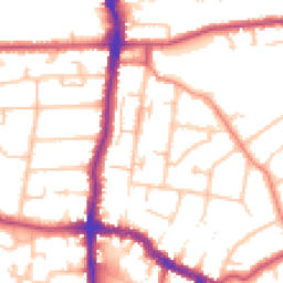 Daytime road noise heatmap for DA14 4AS