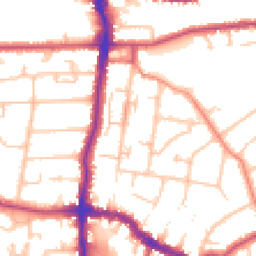 Daytime road noise heatmap for DA14 4AX
