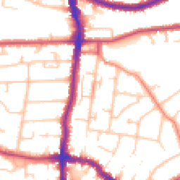 Daytime road noise heatmap for DA14 4BB