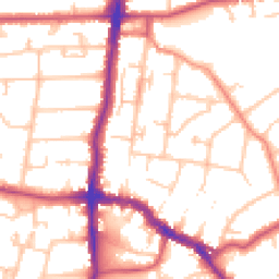 Daytime road noise heatmap for DA14 4BD