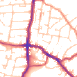 Daytime road noise heatmap for DA14 4BG