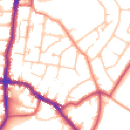 Daytime road noise heatmap for DA14 4BJ