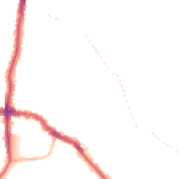 Night-time road noise heatmap for DA14 4BJ