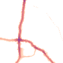 Night-time road noise heatmap for DA14 4BN
