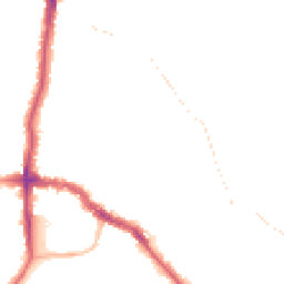 Night-time road noise heatmap for DA14 4BT