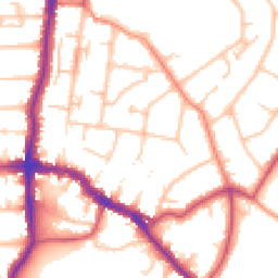 Daytime road noise heatmap for DA14 4BX