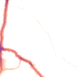 Night-time road noise heatmap for DA14 4BY