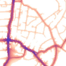Daytime road noise heatmap for DA14 4BZ