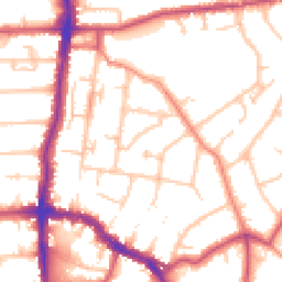 Daytime road noise heatmap for DA14 4DF