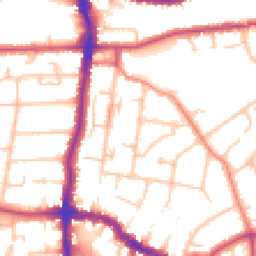 Daytime road noise heatmap for DA14 4DH