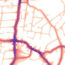 Daytime road noise heatmap for DA14 4DR