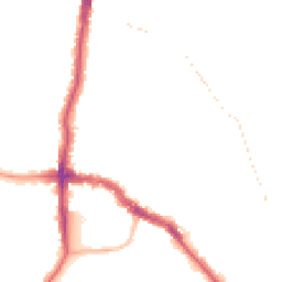 Night-time road noise heatmap for DA14 4DR