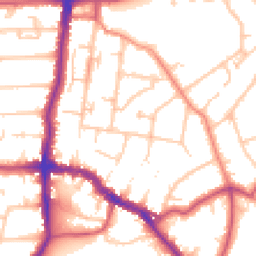Daytime road noise heatmap for DA14 4DU