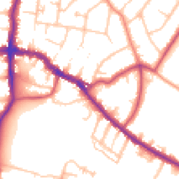 Daytime road noise heatmap for DA14 4FA