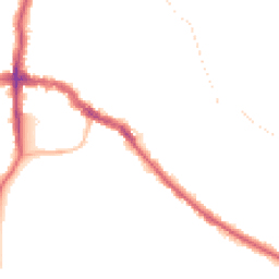 Night-time road noise heatmap for DA14 4FA