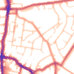 Daytime road noise heatmap for DA14 4HB