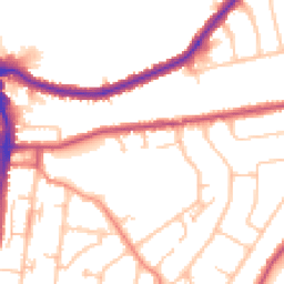 Daytime road noise heatmap for DA14 4JL