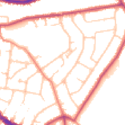 Daytime road noise heatmap for DA14 4LB
