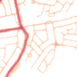 Daytime road noise heatmap for DA14 4PE