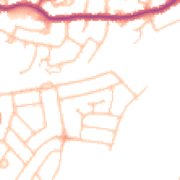 Daytime road noise heatmap for DA14 4PN