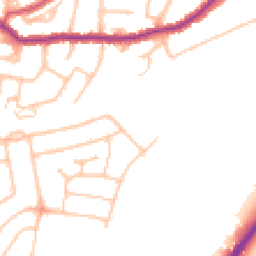 Daytime road noise heatmap for DA14 4PS
