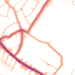 Daytime road noise heatmap for DA14 5BP
