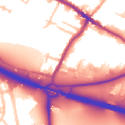 Daytime road noise heatmap for DA14 5DJ