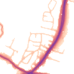 Daytime road noise heatmap for DA14 5LD