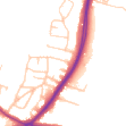 Daytime road noise heatmap for DA14 5LE