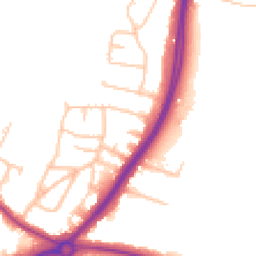Daytime road noise heatmap for DA14 5LF
