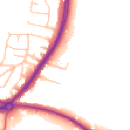 Daytime road noise heatmap for DA14 5LY