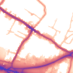 Daytime road noise heatmap for DA14 5PD