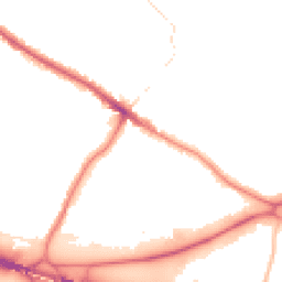 Night-time road noise heatmap for DA14 5PD