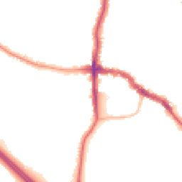 Night-time road noise heatmap for DA14 6AB
