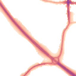 Night-time road noise heatmap for DA14 6AX