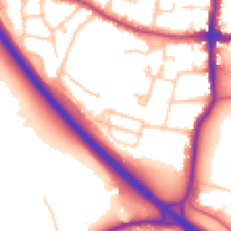 Daytime road noise heatmap for DA14 6BA