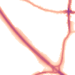 Night-time road noise heatmap for DA14 6BA