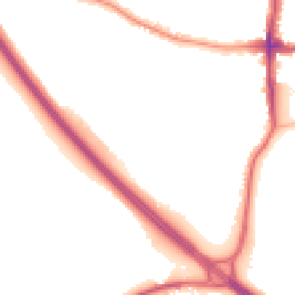 Night-time road noise heatmap for DA14 6BA