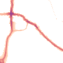 Night-time road noise heatmap for DA14 6BU