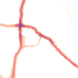 Night-time road noise heatmap for DA14 6BX