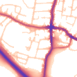 Daytime road noise heatmap for DA14 6DB