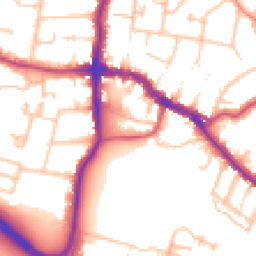 Daytime road noise heatmap for DA14 6DF