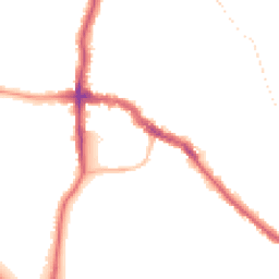 Night-time road noise heatmap for DA14 6ET