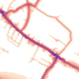 Daytime road noise heatmap for DA14 6JY
