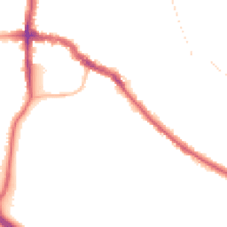 Night-time road noise heatmap for DA14 6LL