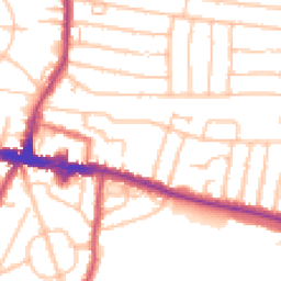 Daytime road noise heatmap for DA16 1AA